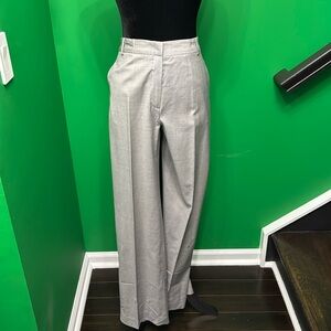 Grey business casual pants.